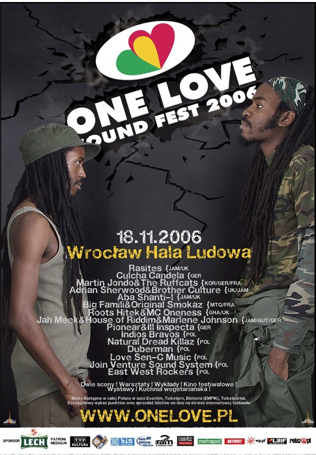 Plakat One Love Sound Fest 2006